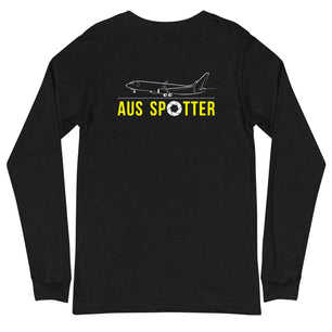 AUS Airplane Spotting Adult Unisex Long-Sleeve T-shirt