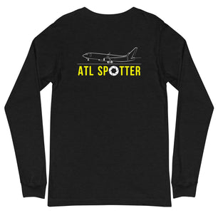 ATL Airplane Spotting Adult Unisex Long-Sleeve T-shirt