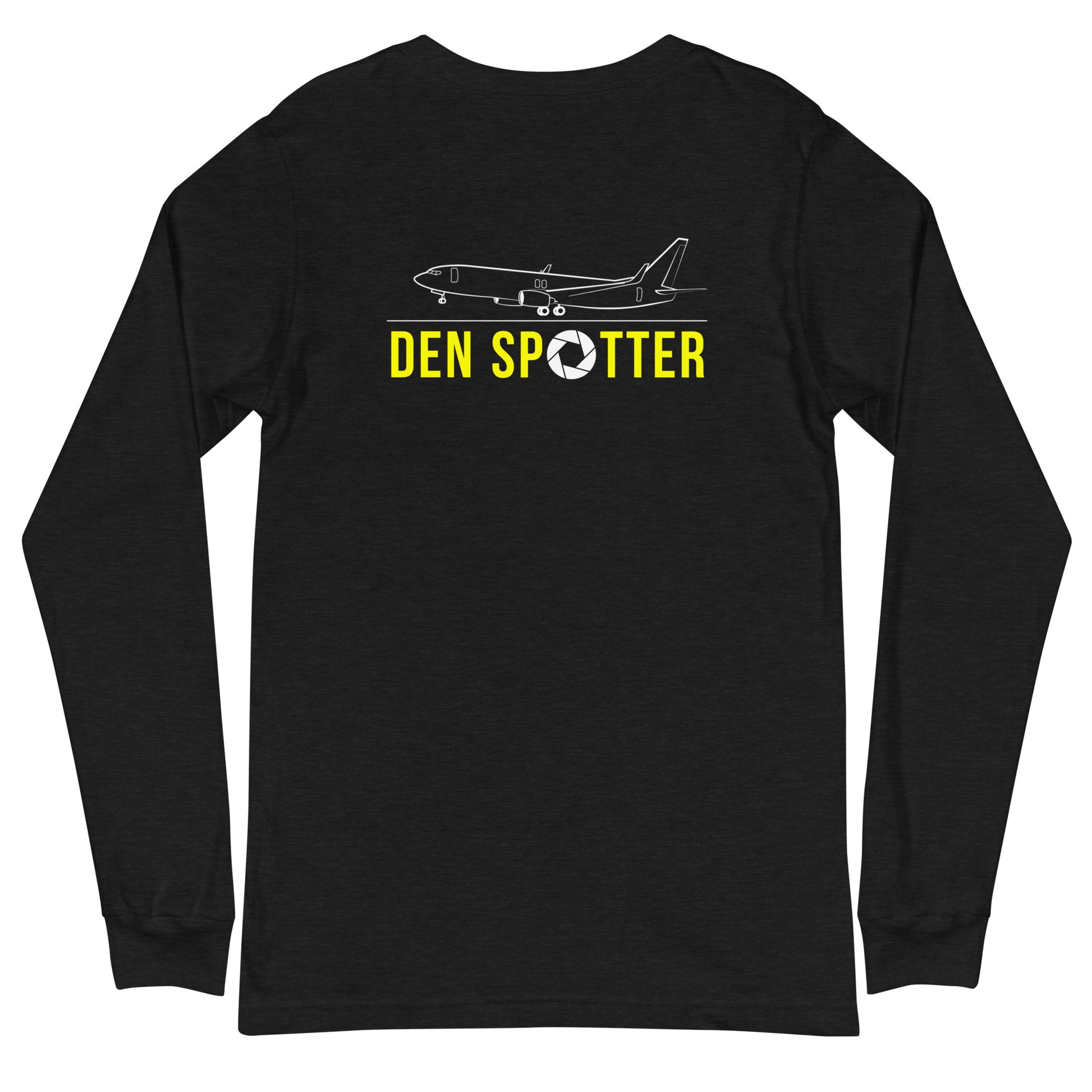 DEN Airplane Spotting Adult Unisex Long-Sleeve T-shirt