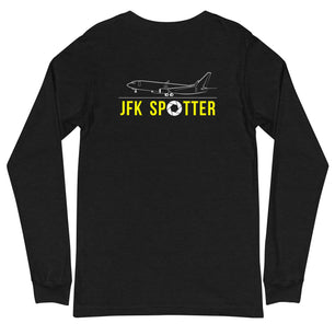 JFk Airplane Spotting Adult Unisex Long-Sleeve T-shirtx Long Sleeve Tee