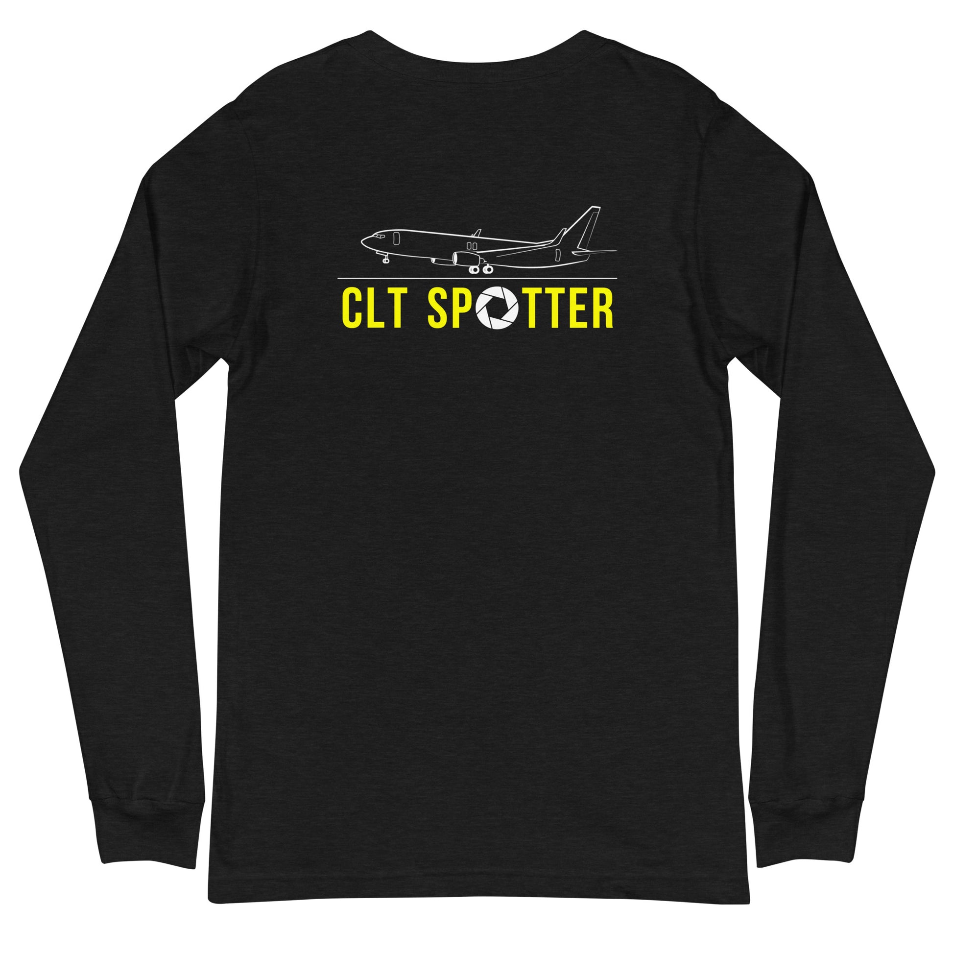 CLT Airplane Spotting Adult Unisex Long-Sleeve T-shirt