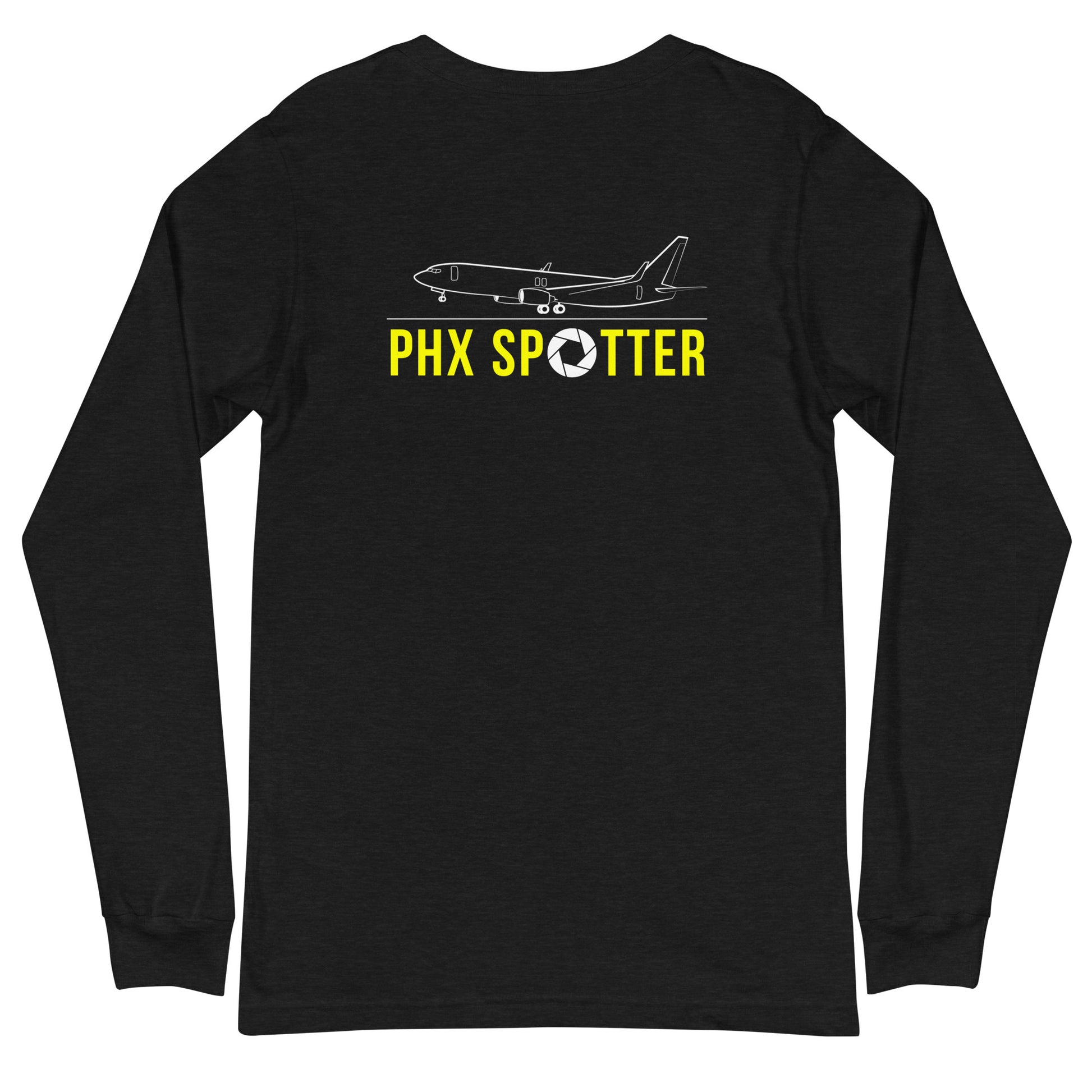 PHX Airplane Spotting Adult Unisex Long-Sleeve T-shirt