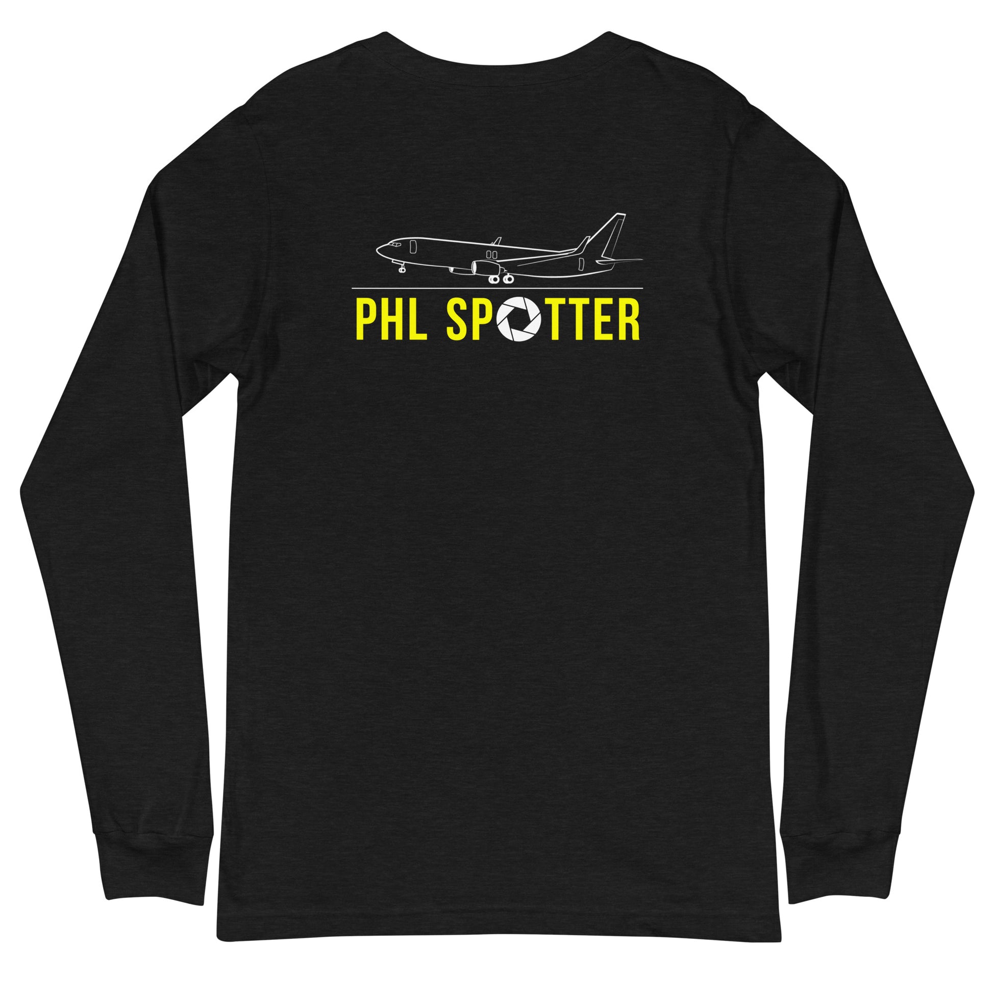 PHL Airplane Spotting Adult Unisex Long-Sleeve T-shirt