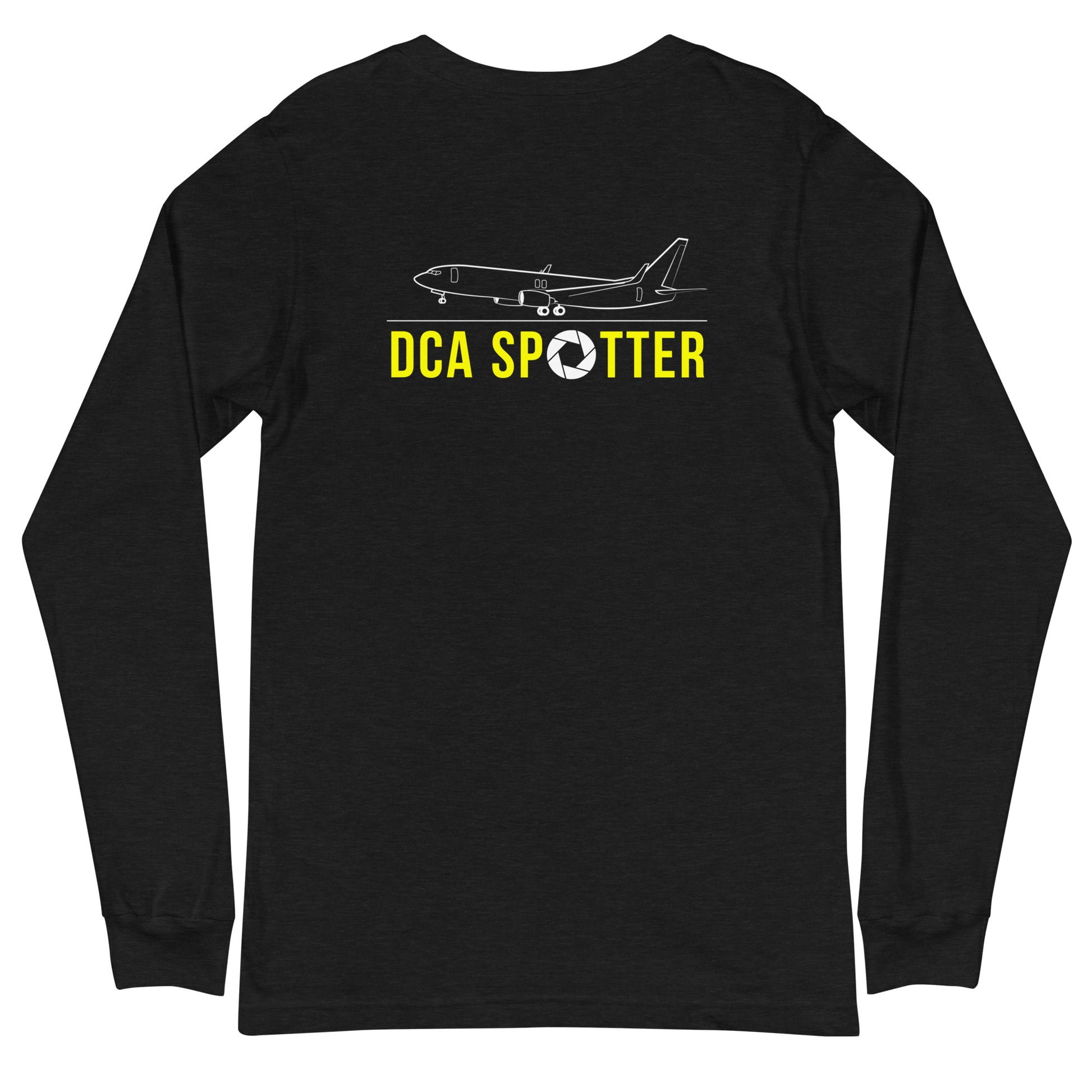 DCA  Airplane Spotting Adult Unisex Long-Sleeve T-shirt