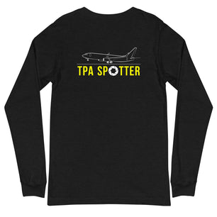 TPA Airplane Spotting Adult Unisex Long-Sleeve T-shirt