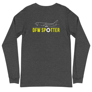 DFW Airplane Spotting Adult Unisex Long-Sleeve T-shirt