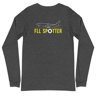 FLL Airplane Spotting Adult Unisex Long-Sleeve T-shirt