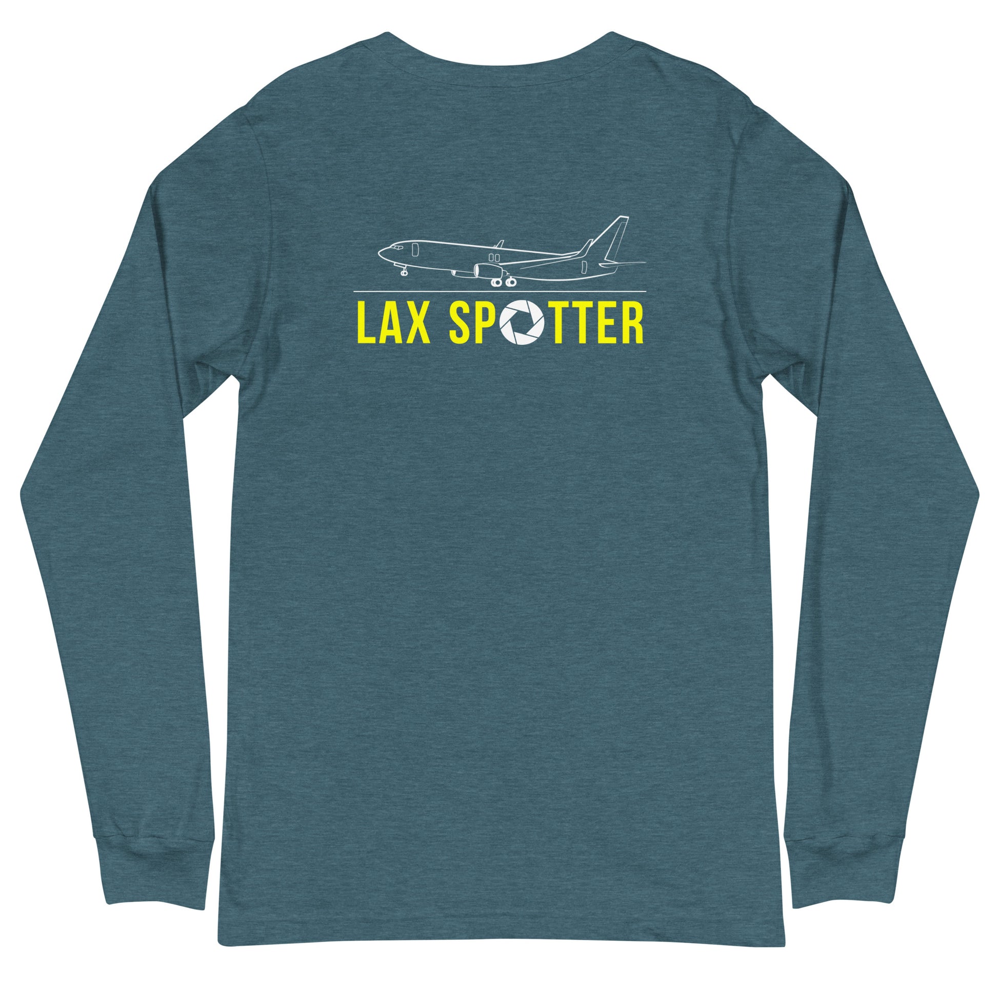 LAX Airplane Spotting Adult Unisex Long-Sleeve T-shirt