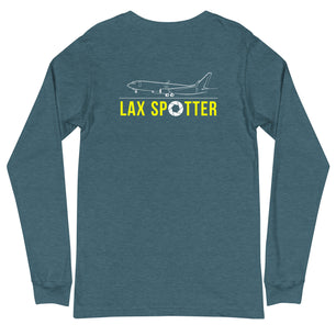 LAX Airplane Spotting Adult Unisex Long-Sleeve T-shirt