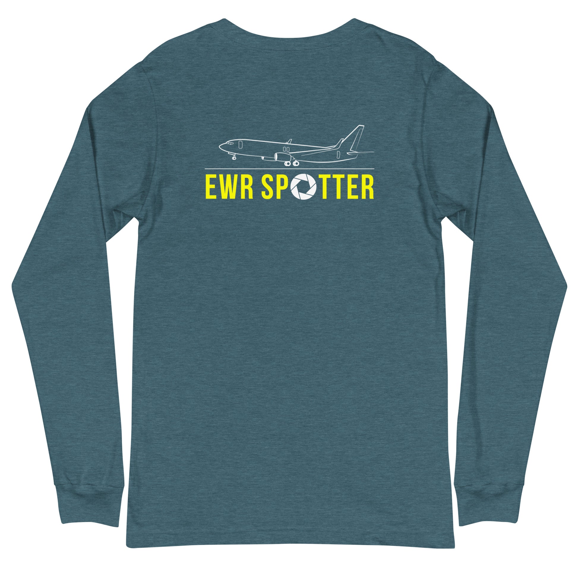 EWR Airplane Spotting Adult Unisex Long-Sleeve T-shirt