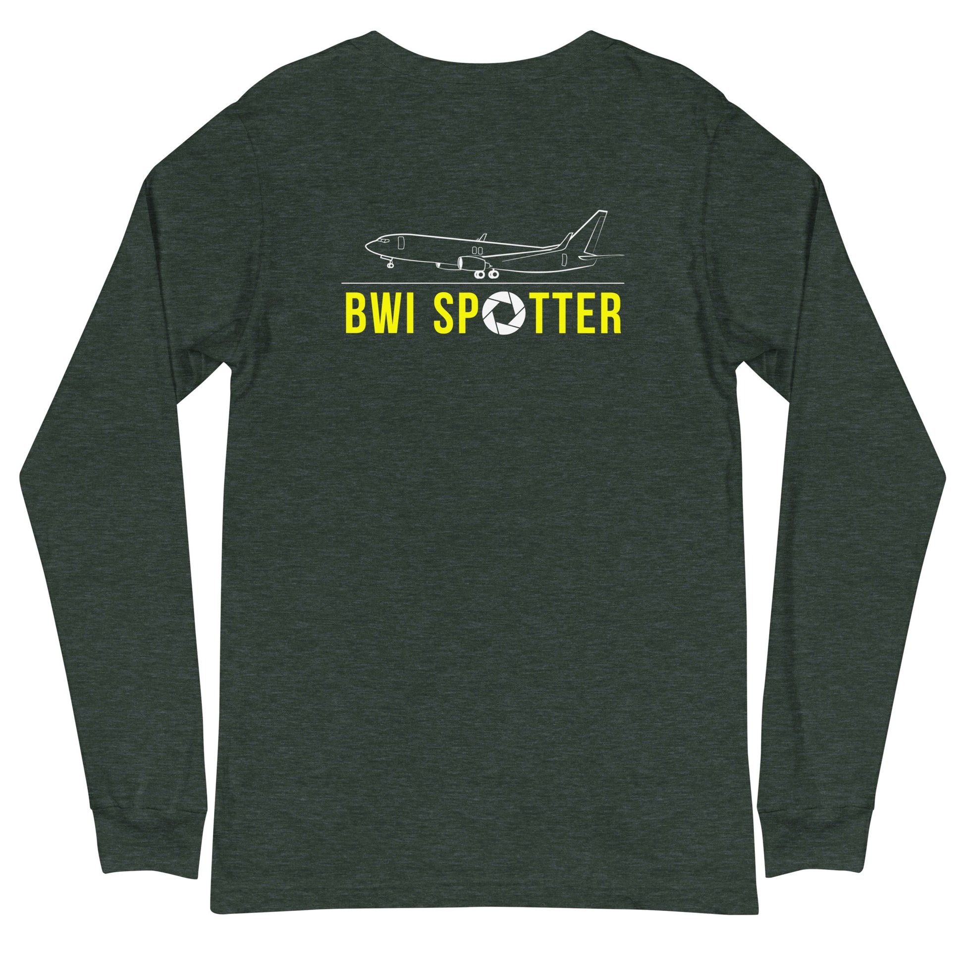 BWI Airplane Spotting Adult Unisex Long-Sleeve T-shirt