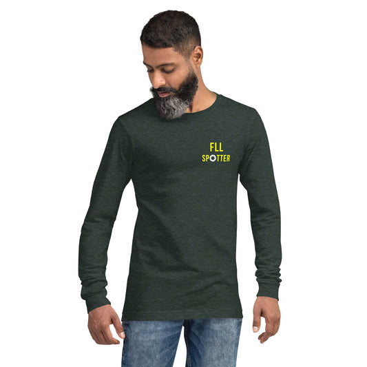 FLL Airplane Spotting Adult Unisex Long-Sleeve T-shirt