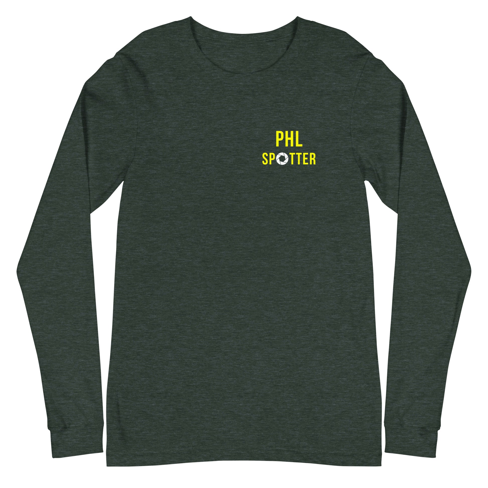 PHL Airplane Spotting Adult Unisex Long-Sleeve T-shirt