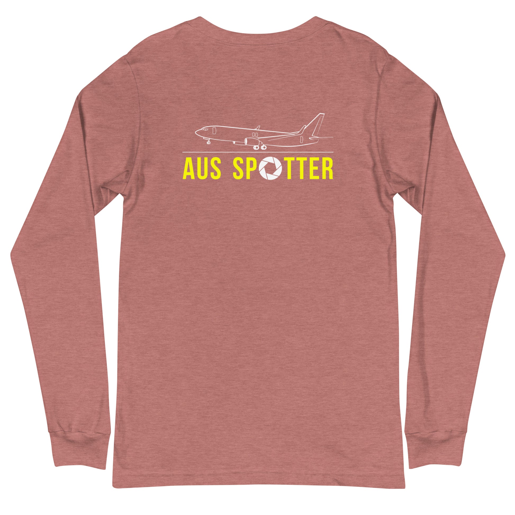 AUS Airplane Spotting Adult Unisex Long-Sleeve T-shirt