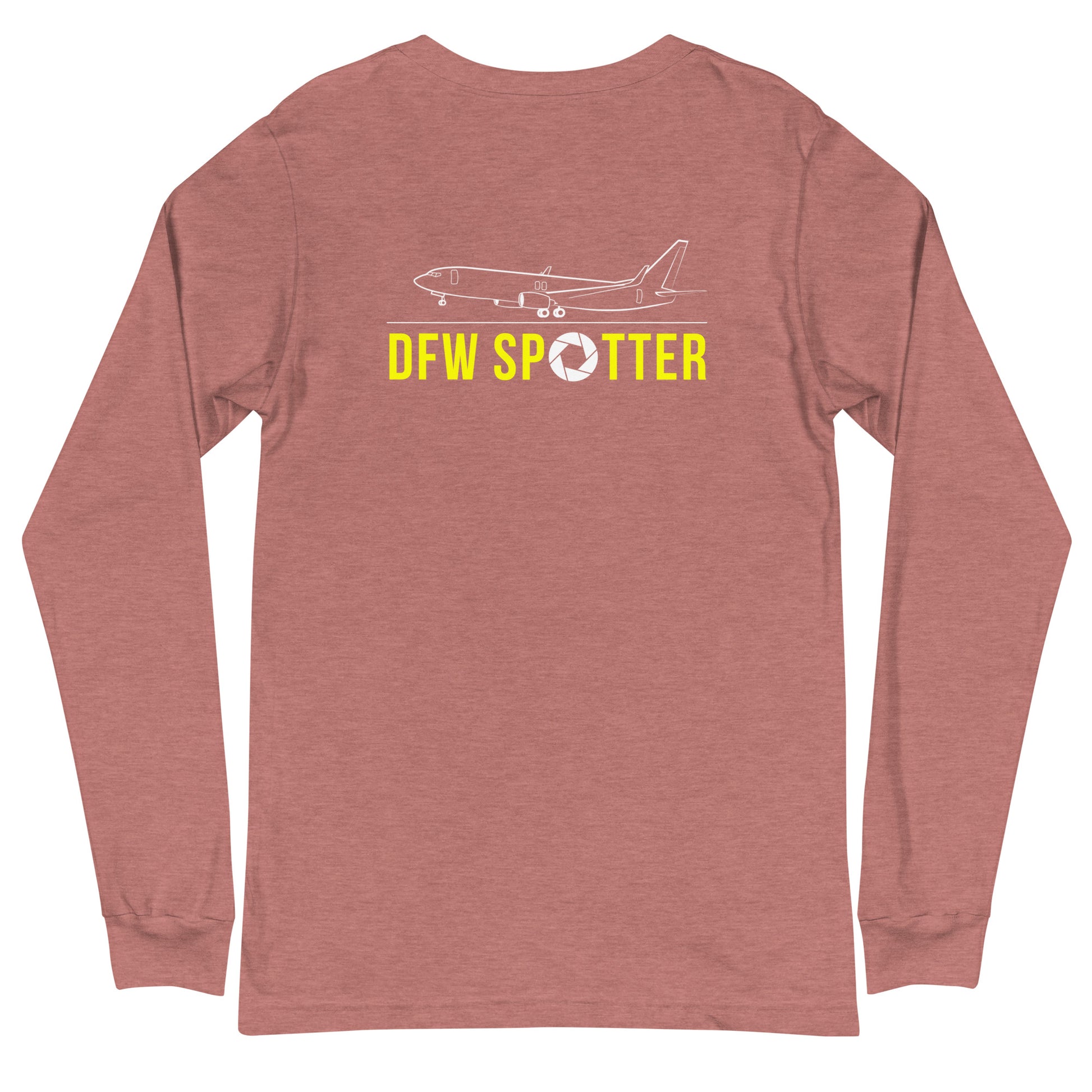 DFW Airplane Spotting Adult Unisex Long-Sleeve T-shirt