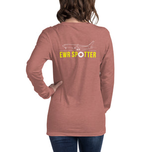 EWR Airplane Spotting Adult Unisex Long-Sleeve T-shirt