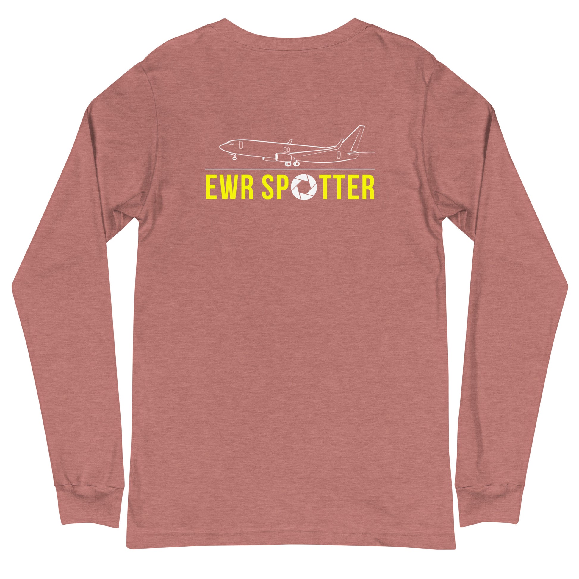 EWR Airplane Spotting Adult Unisex Long-Sleeve T-shirt