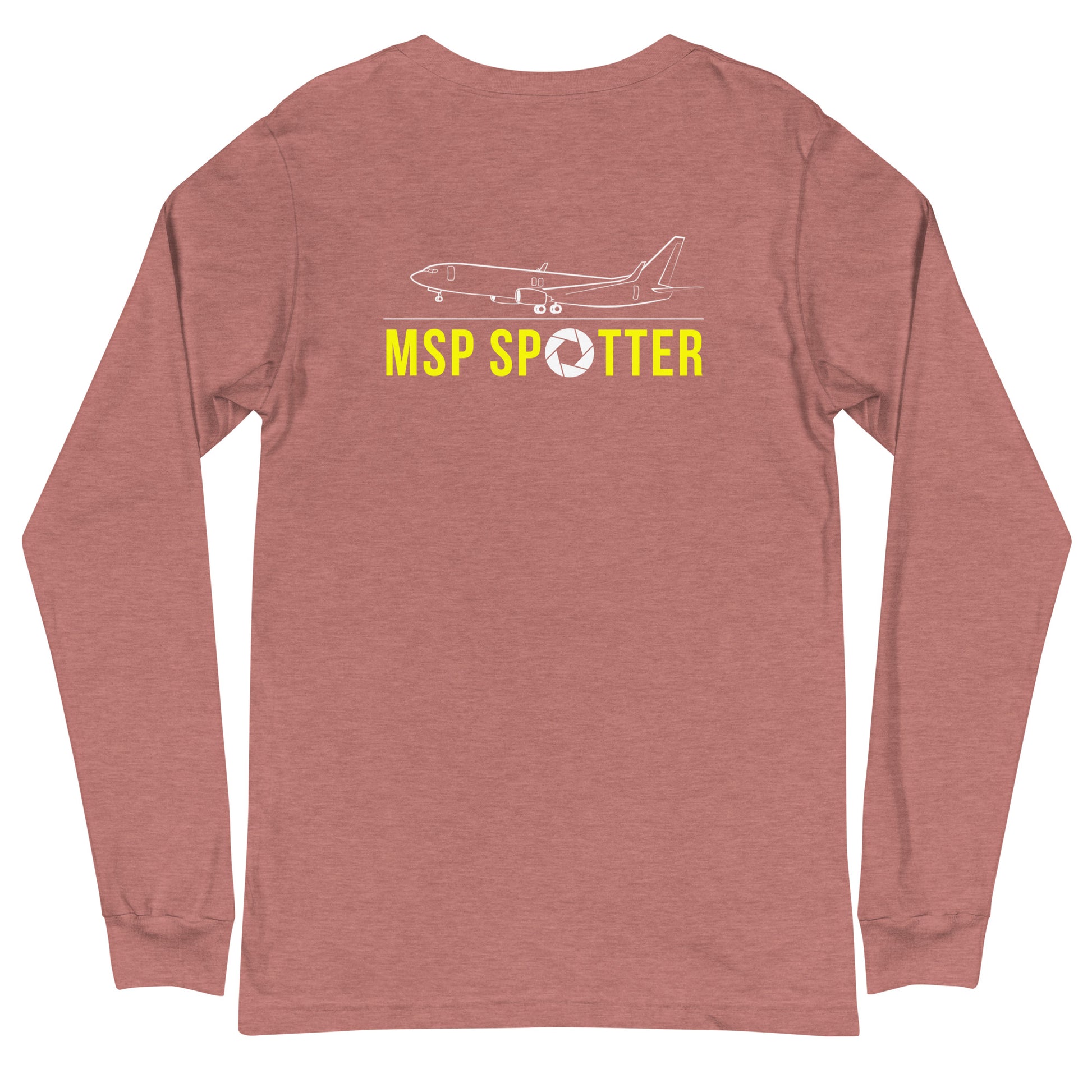 MSP Airplane Spotting Adult Unisex Long-Sleeve T-shirt