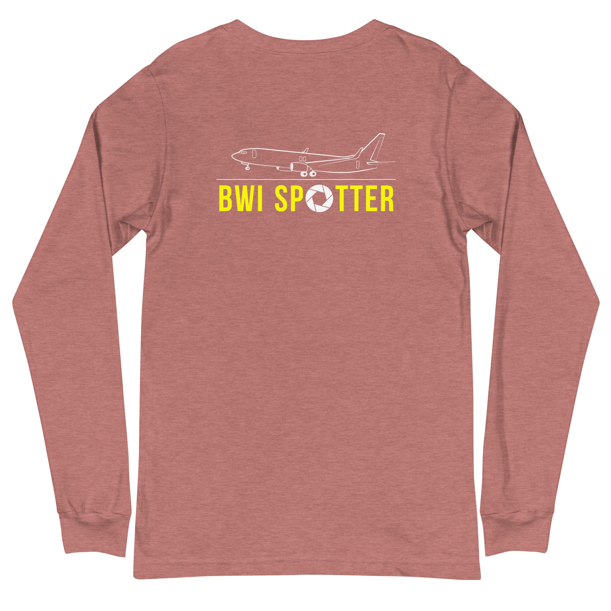 BWI Airplane Spotting Adult Unisex Long-Sleeve T-shirt