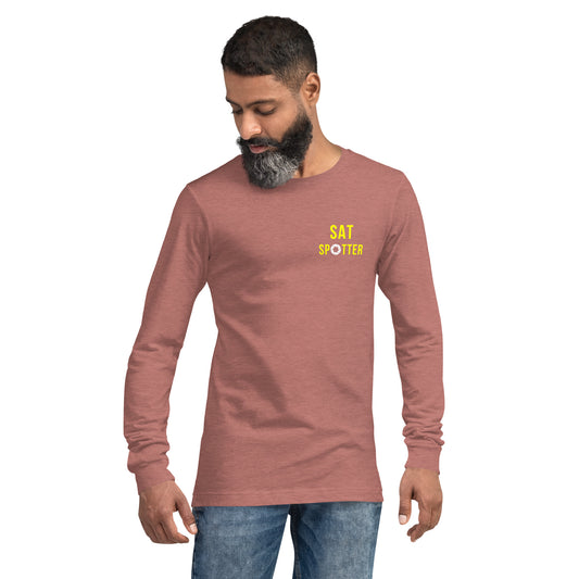 SAT Airplane Spotting Adult Unisex Long-Sleeve T-shirt