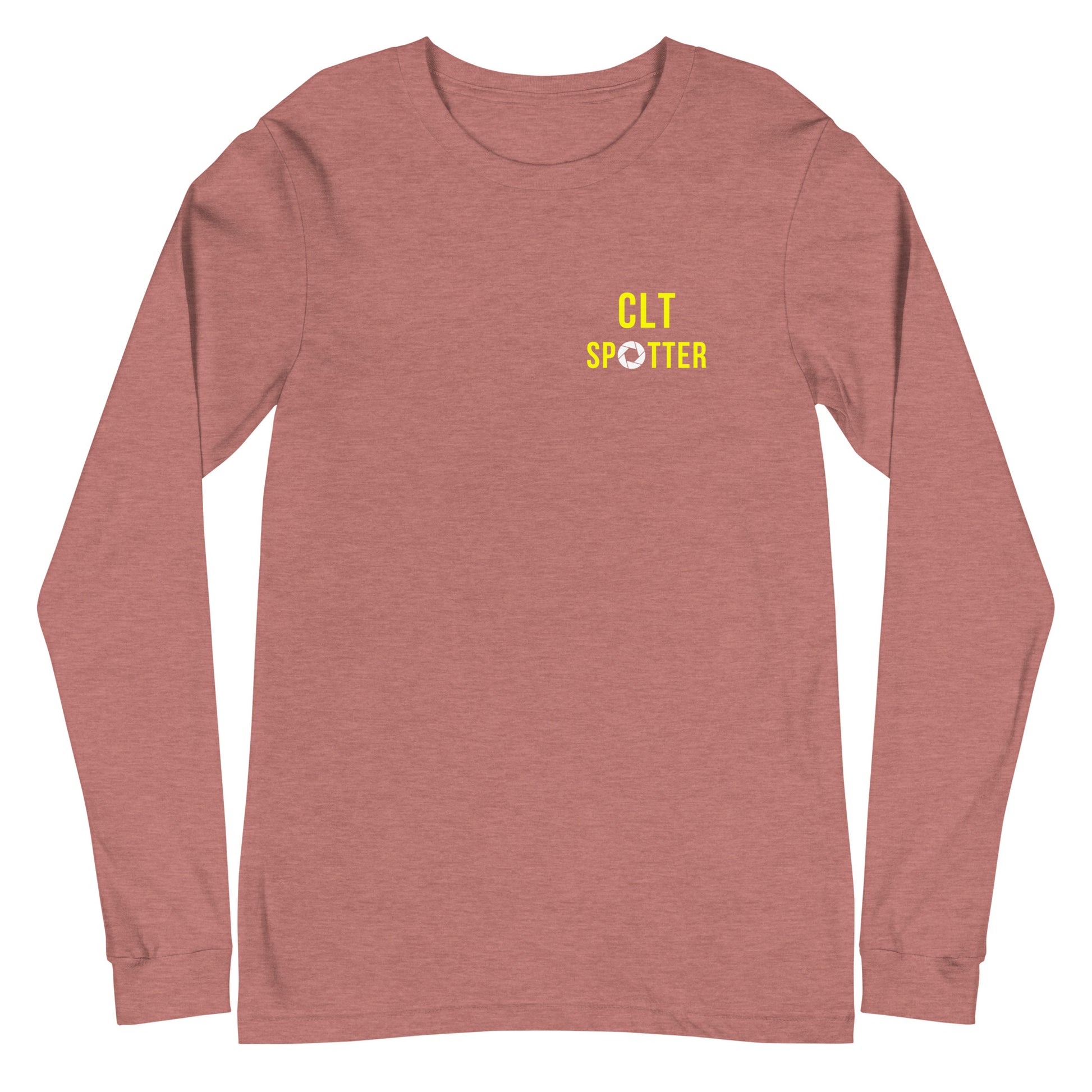 CLT Airplane Spotting Adult Unisex Long-Sleeve T-shirt