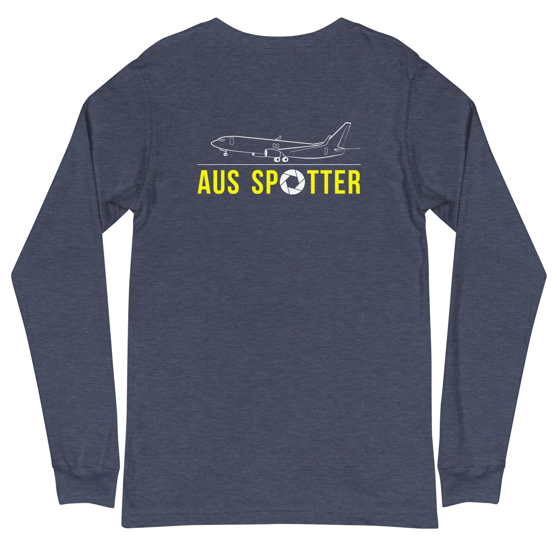 AUS Airplane Spotting Adult Unisex Long-Sleeve T-shirt