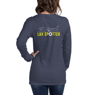 LAX Airplane Spotting Adult Unisex Long-Sleeve T-shirt