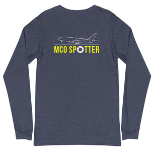 MCO Airplane Spotting Adult Unisex Long-Sleeve T-shirt