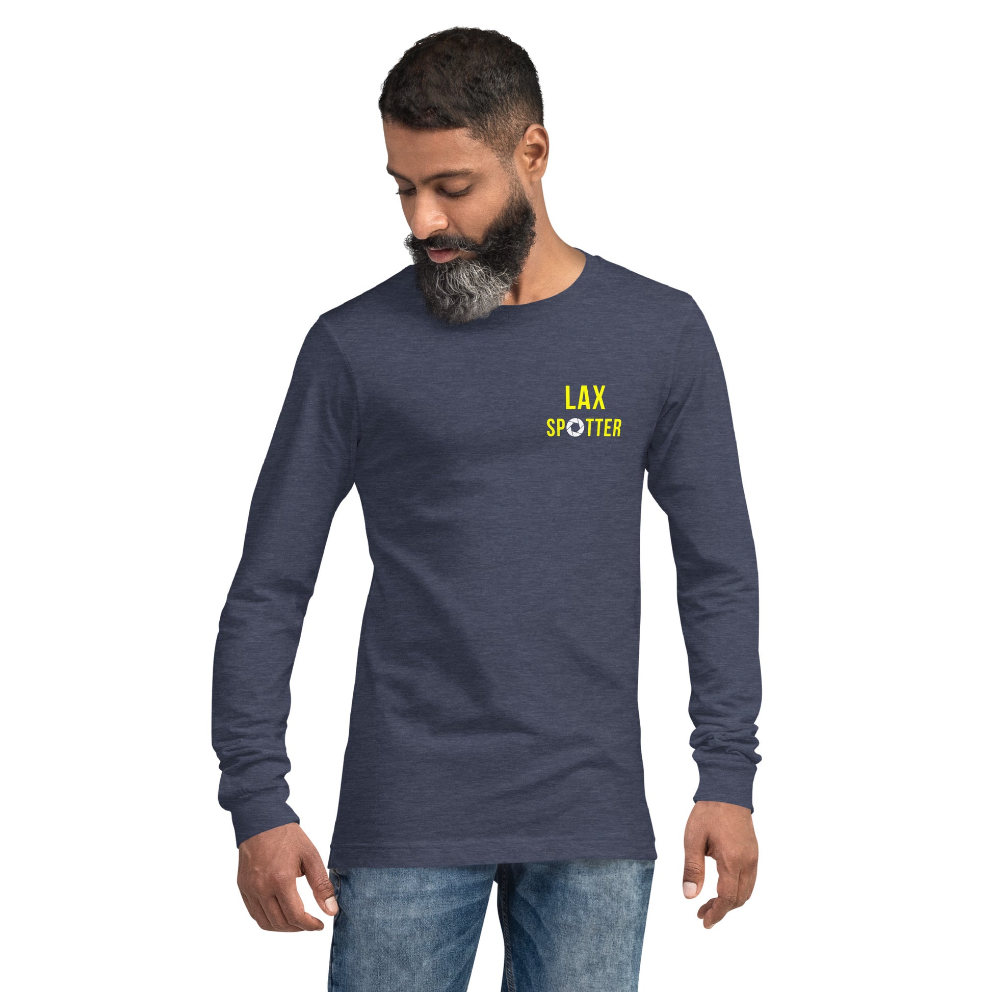 LAX Airplane Spotting Adult Unisex Long-Sleeve T-shirt