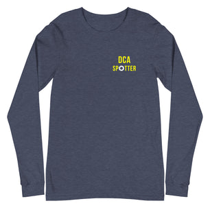 DCA  Airplane Spotting Adult Unisex Long-Sleeve T-shirt