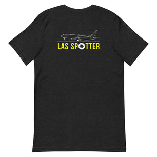 LAS Airplane Spotting Adult Unisex Short Sleeve T-shirt