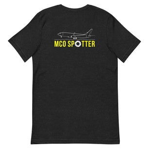 MCO Airplane Spotting Adult Unisex Short Sleeve T-shirt