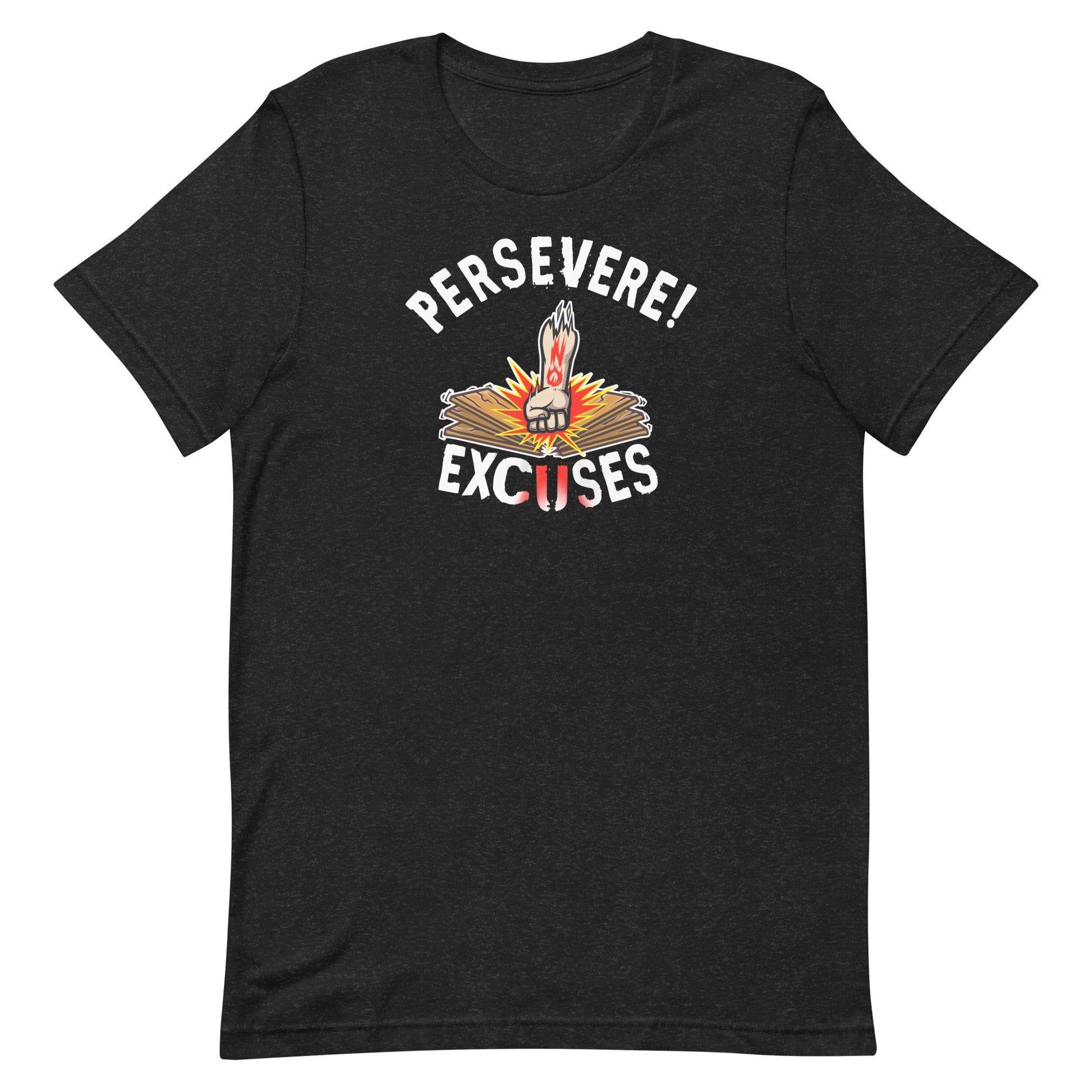 PERSEVERE "Light Skin Tone" Martial Arts Adult Unisex Short Sleeve T-shirt