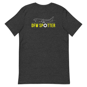 DFW Airplane Spotting Adult Unisex Short Sleeve T-shirt