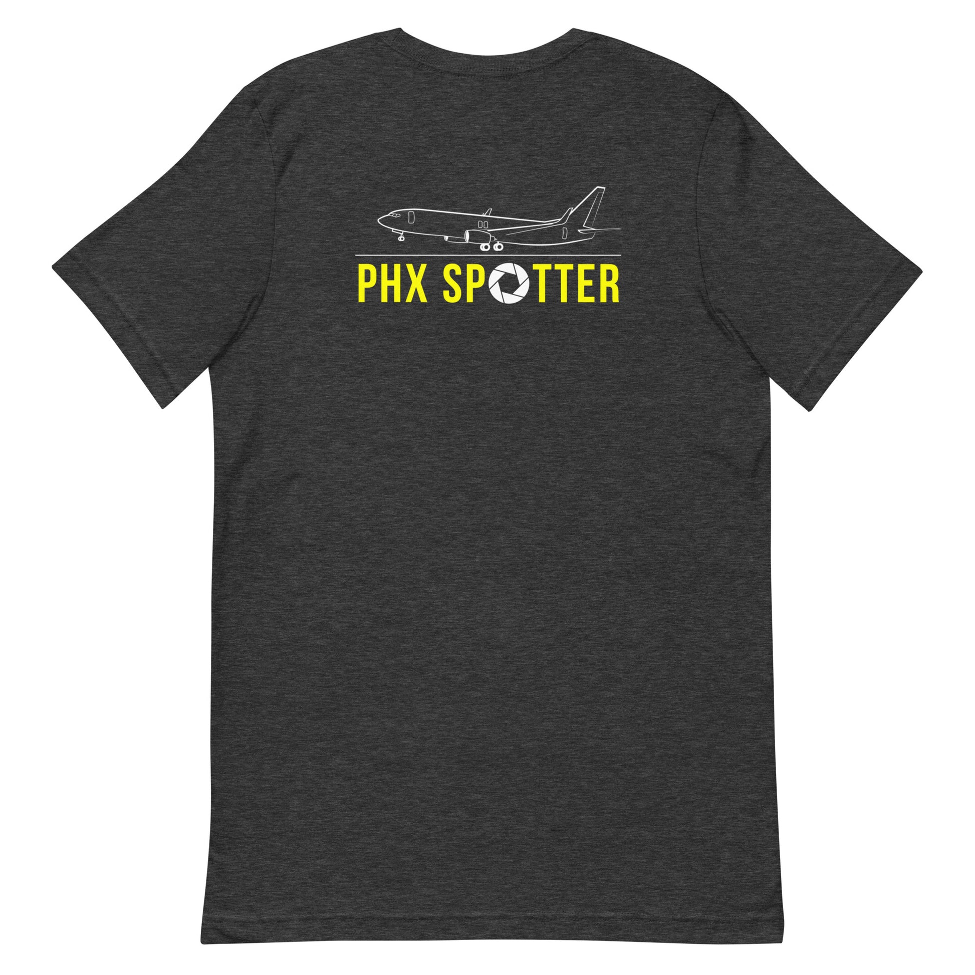 PHX Airplane Spotting Adult Unisex Short Sleeve T-shirt