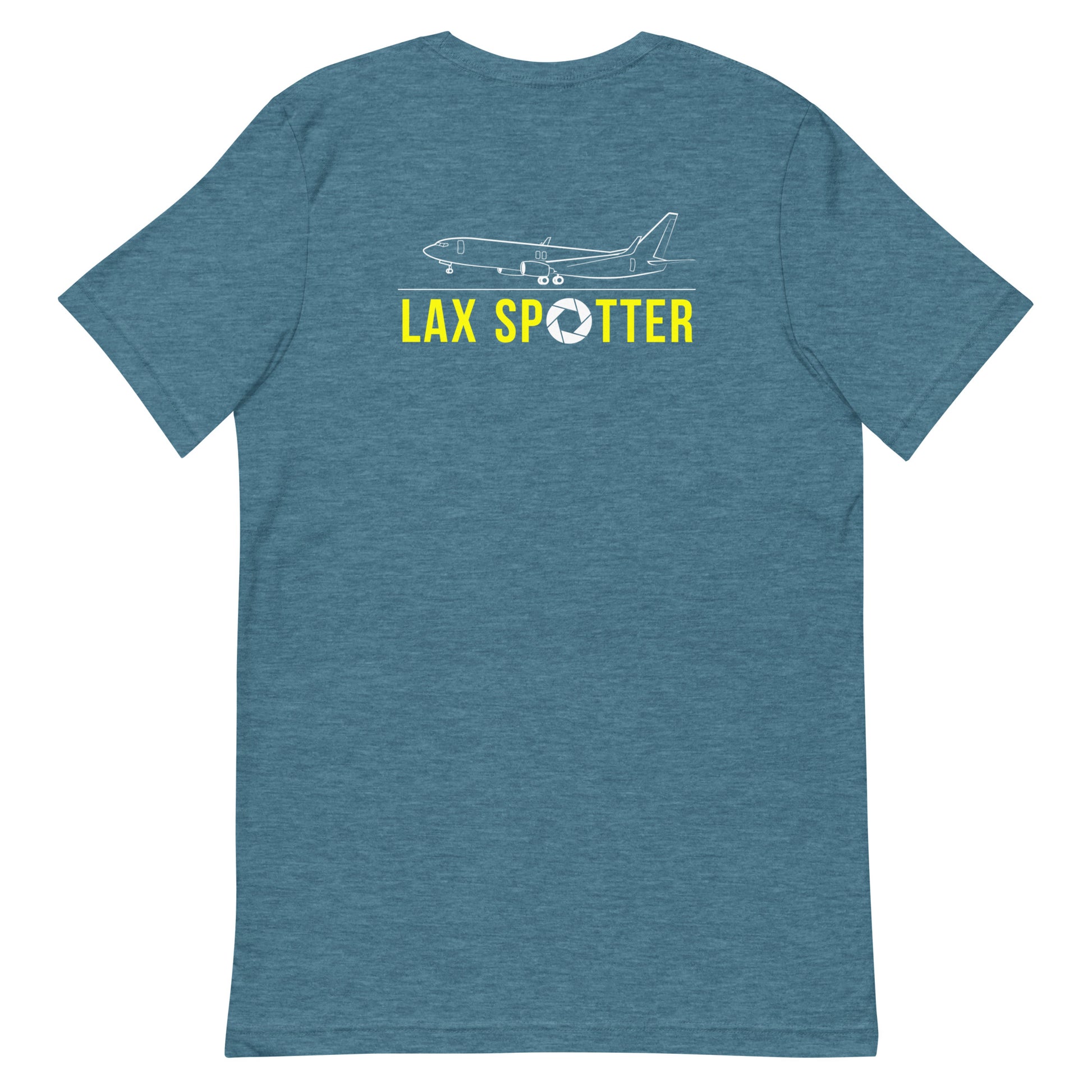 LAX Airplane Spotting Adult Unisex Short Sleeve T-shirt