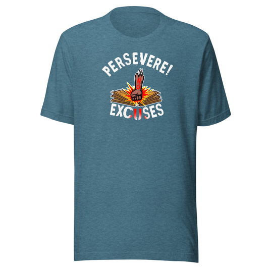 PERSEVERE "Medium-Dark Skin Tone" Adult Unisex Short Sleeve T-shirt