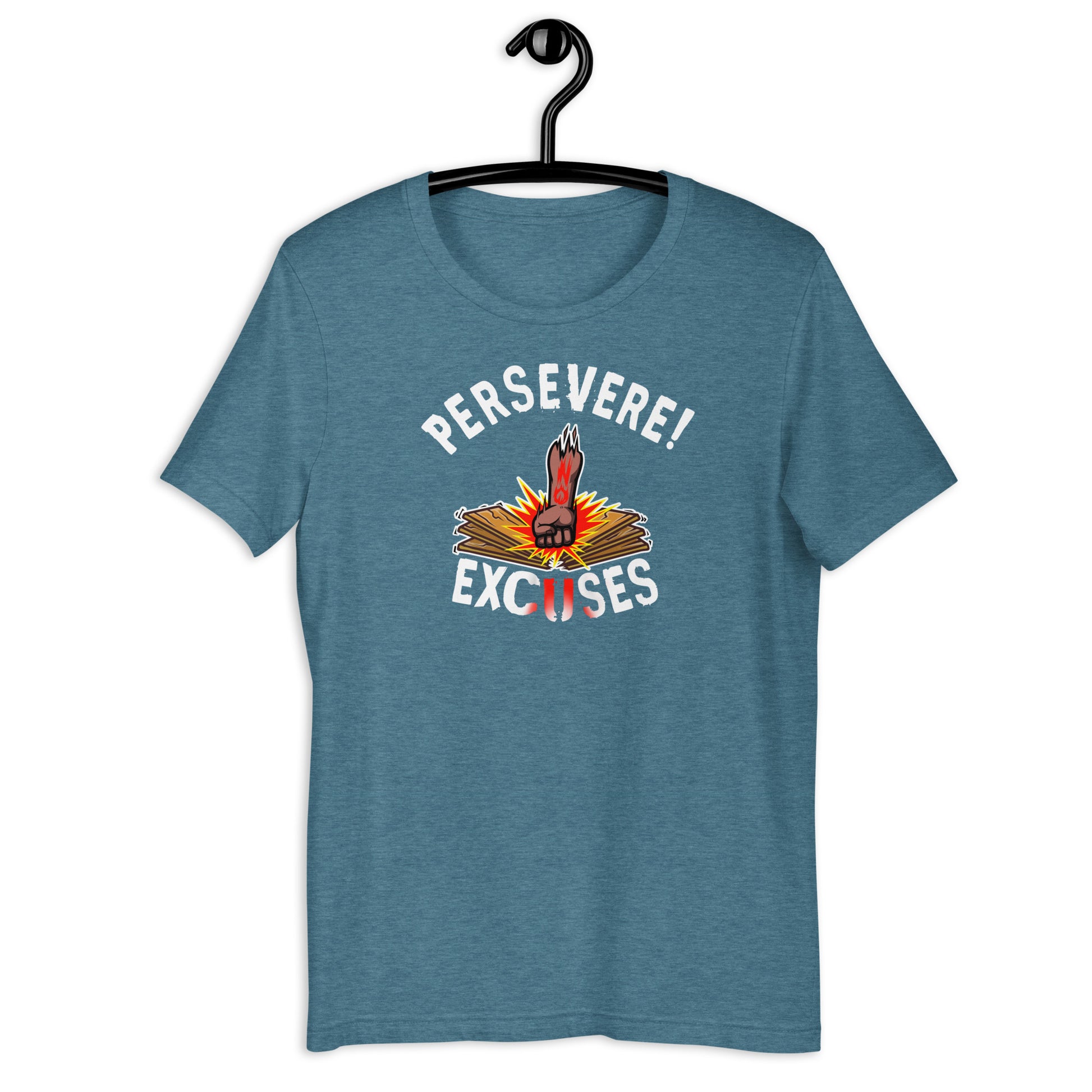 PERSEVERE "Medium-Dark Skin Tone" Adult Unisex Short Sleeve T-shirt