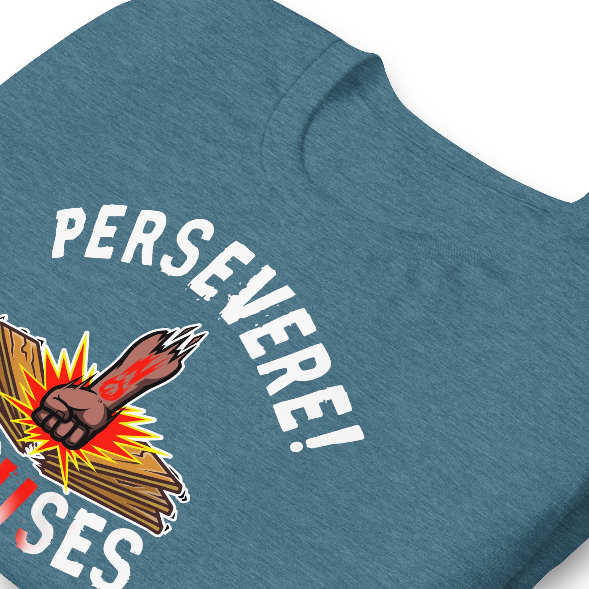 PERSEVERE "Medium-Dark Skin Tone" Adult Unisex Short Sleeve T-shirt