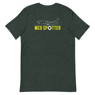 MCO Airplane Spotting Adult Unisex Short Sleeve T-shirt