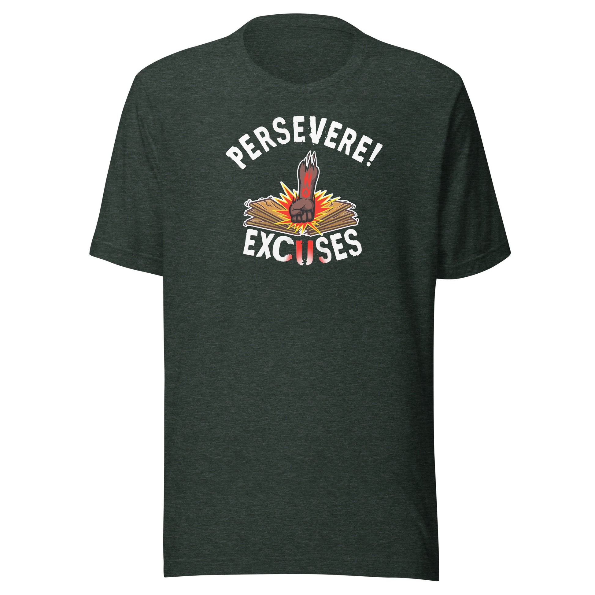 PERSEVERE "Dark Skin Tone" Adult Unisex Short Sleeve T-shirt