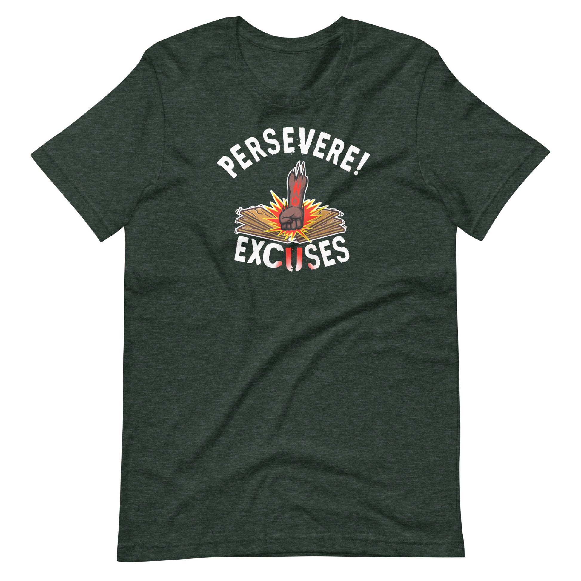 PERSEVERE "Dark Skin Tone" Adult Unisex Short Sleeve T-shirt