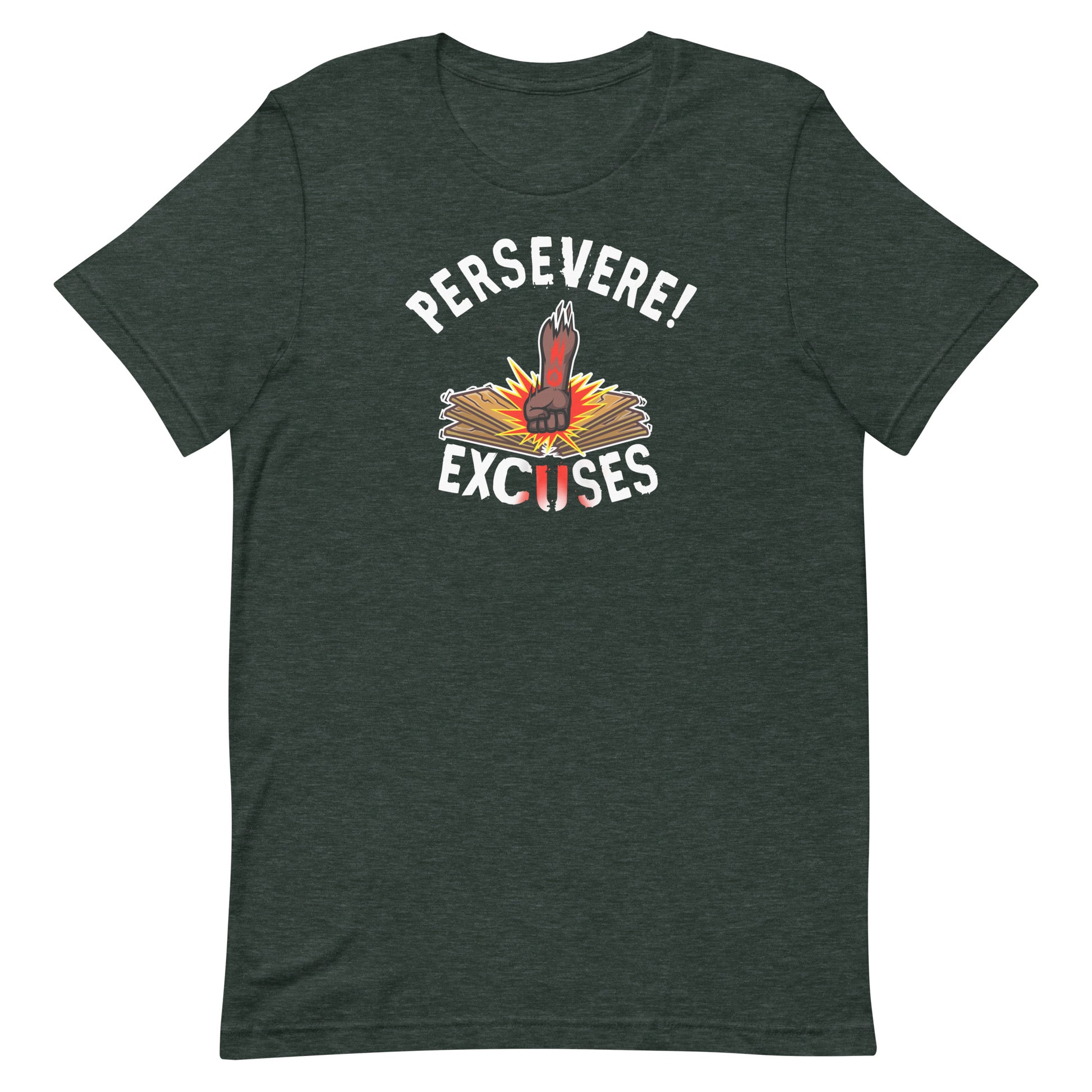 PERSEVERE "Dark Skin Tone" Adult Unisex Short Sleeve T-shirt