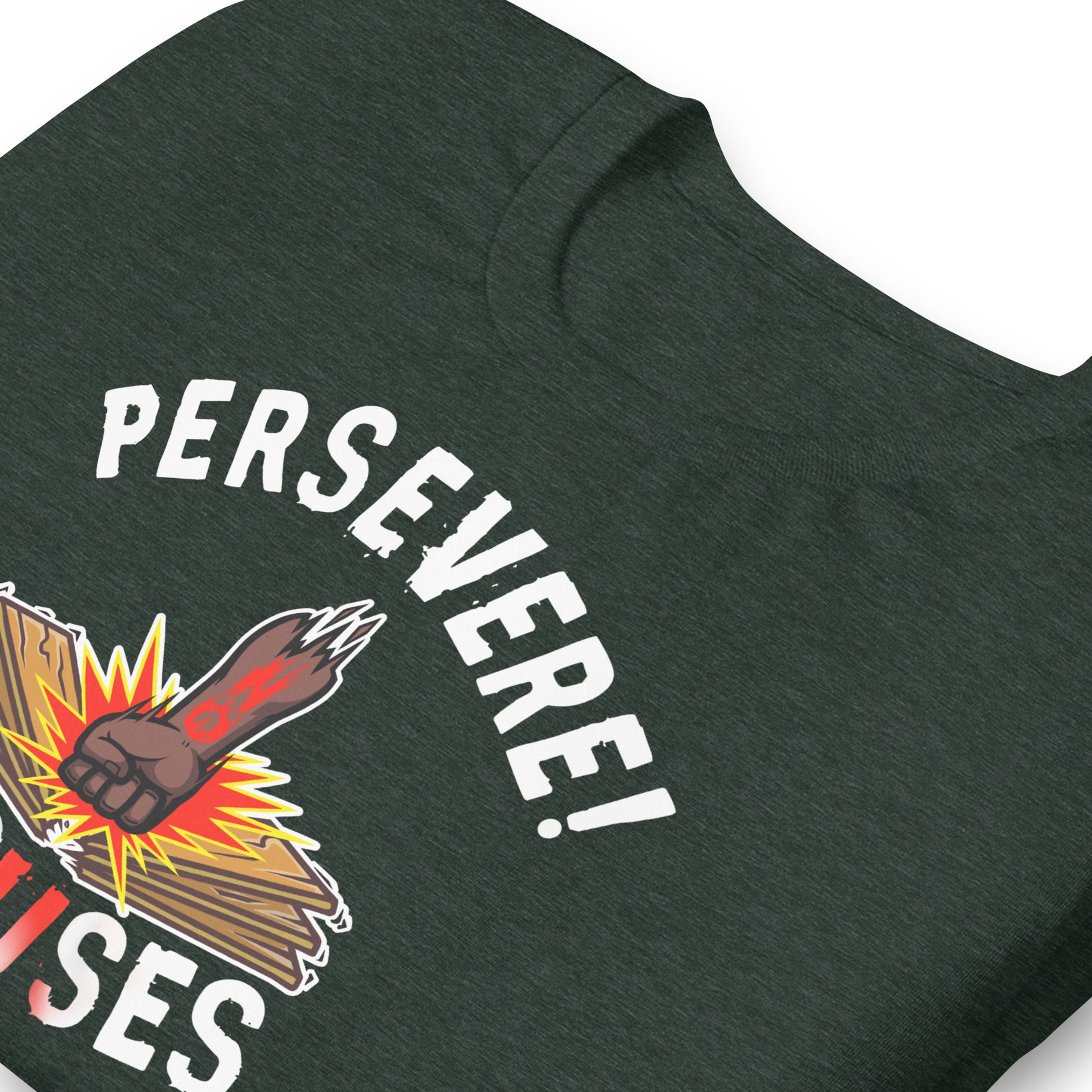 PERSEVERE "Dark Skin Tone" Adult Unisex Short Sleeve T-shirt