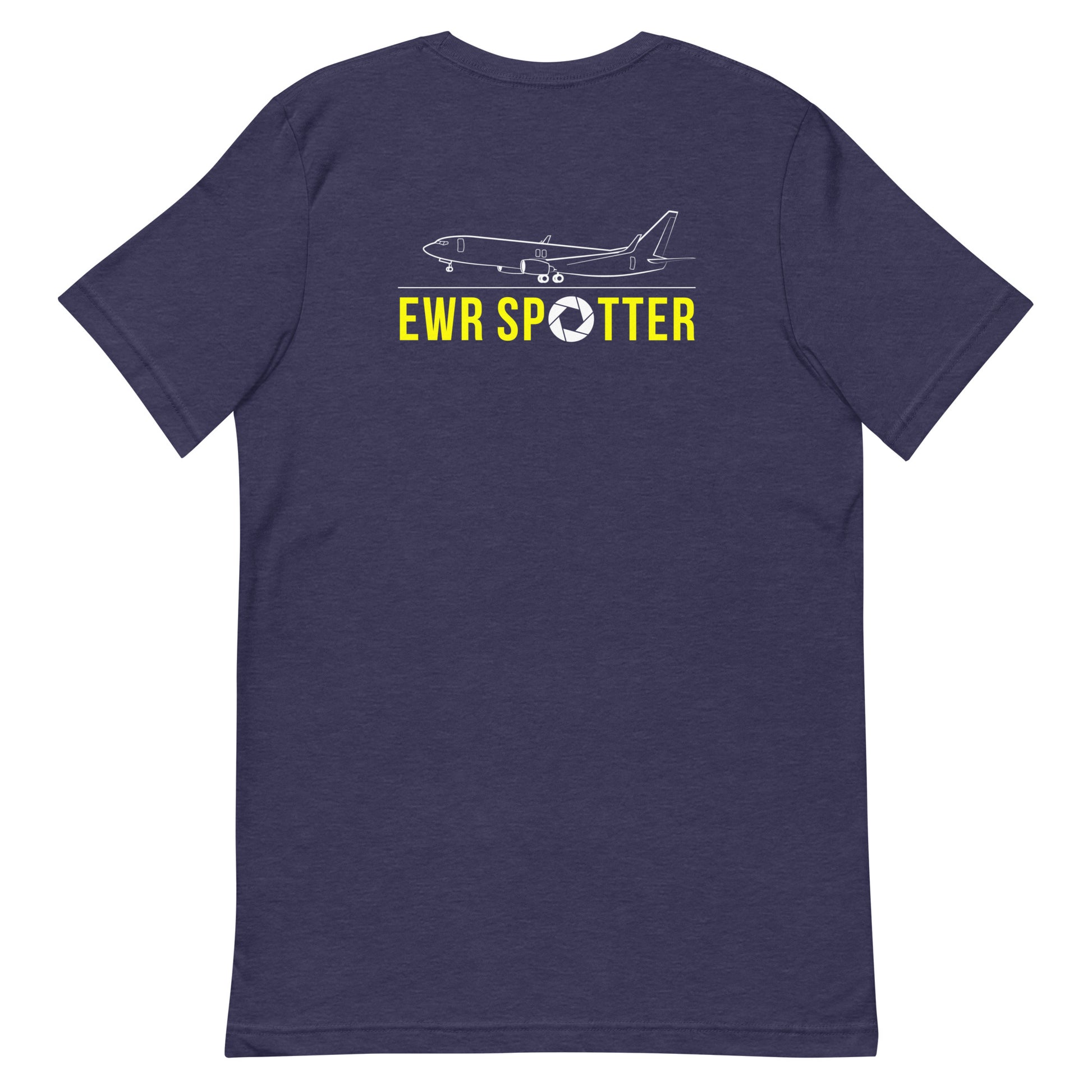 EWR Airplane Spotting Adult Unisex Short Sleeve T-shirt