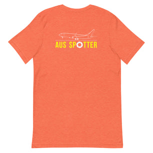 AUS Airplane Spotting Adult Unisex Short Sleeve T-shirt