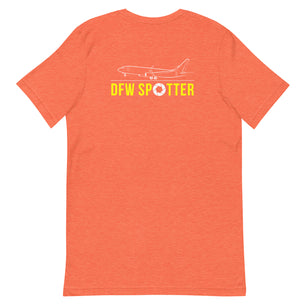 DFW Airplane Spotting Adult Unisex Short Sleeve T-shirt