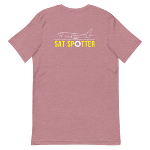 SAT Airplane Spotting Adult Unisex Short Sleeve T-shirt