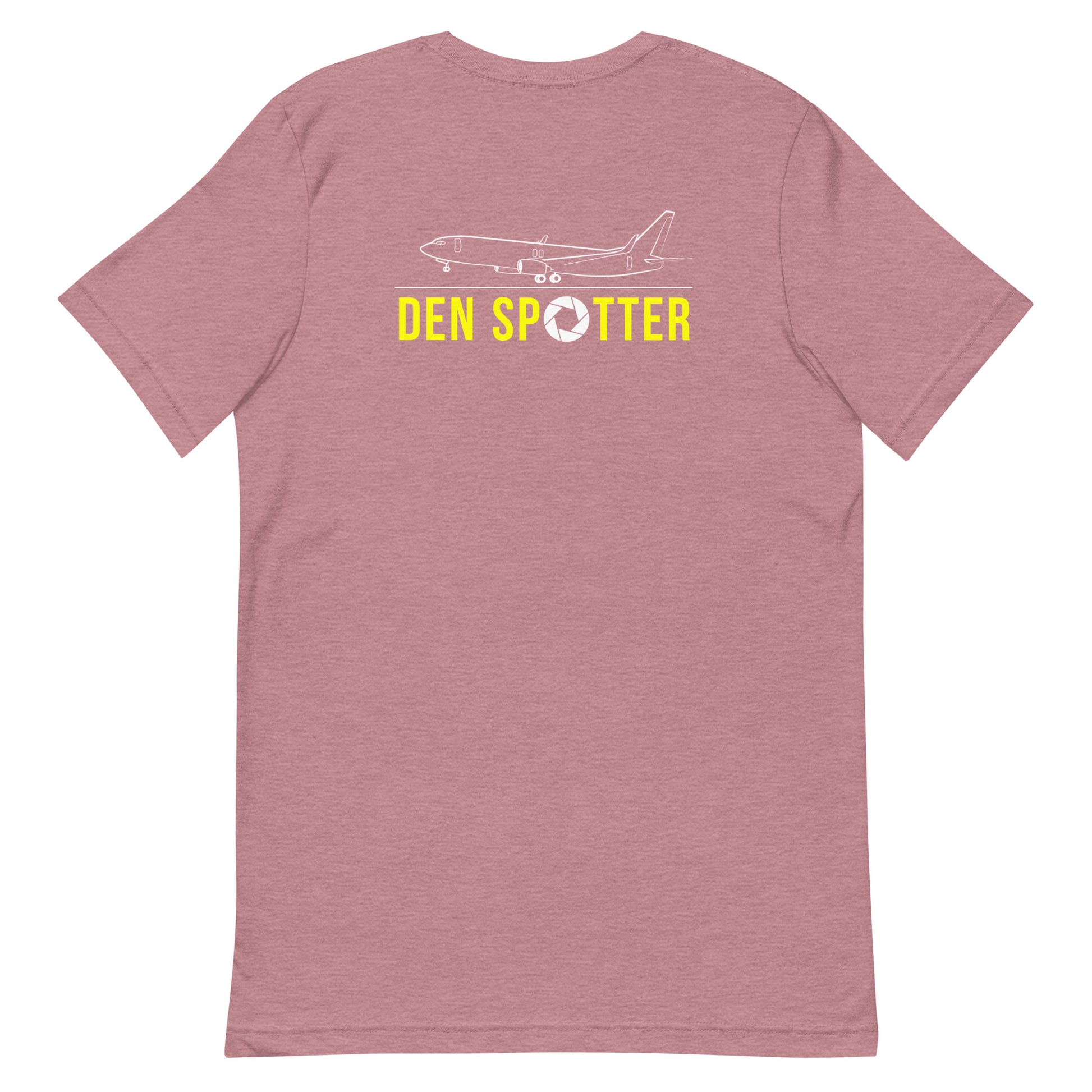 DEN Airplane Spotting Adult Unisex Short Sleeve T-shirt