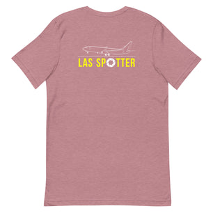 LAS Airplane Spotting Adult Unisex Short Sleeve T-shirt